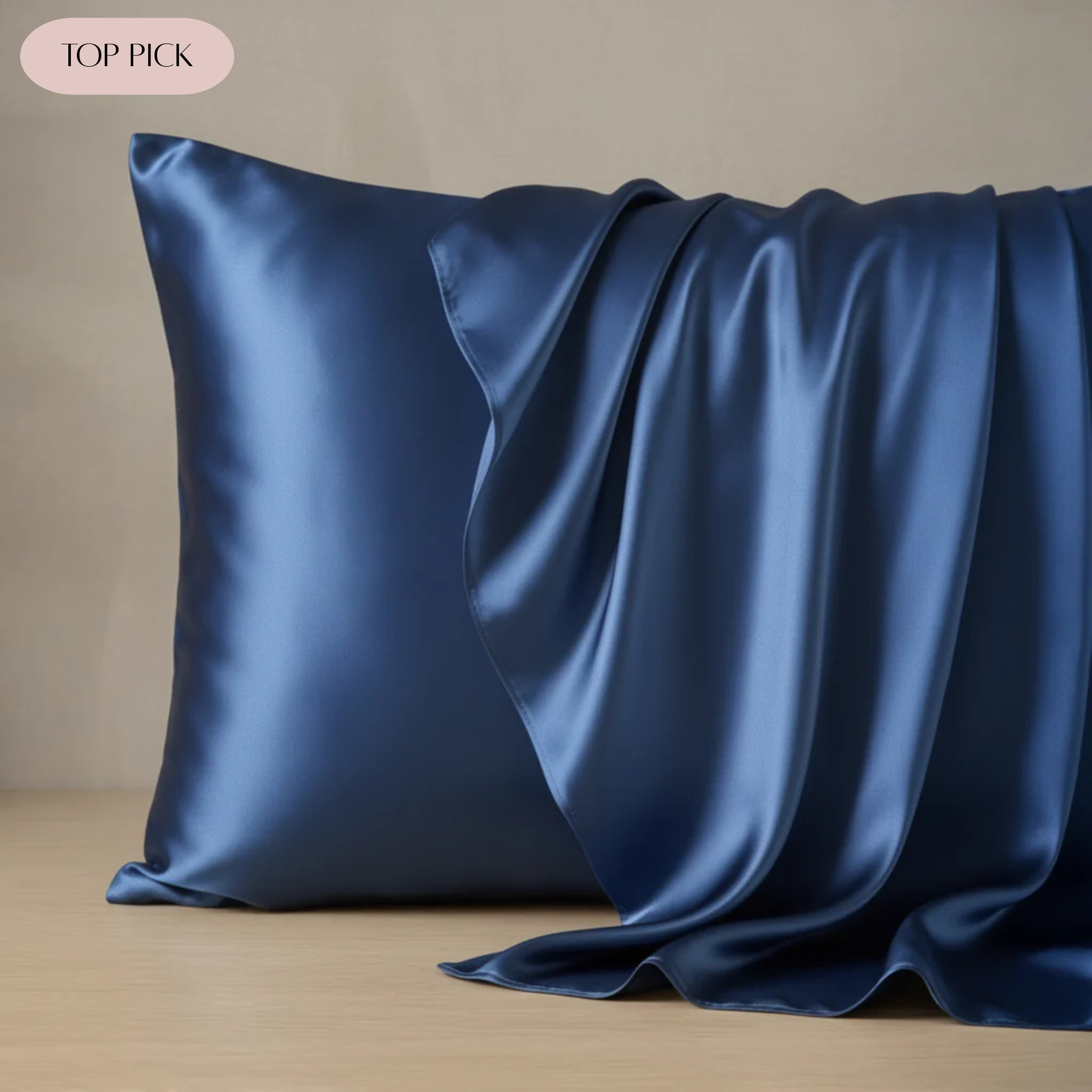 Silk Serenity Pillow Set - Imperial Blue